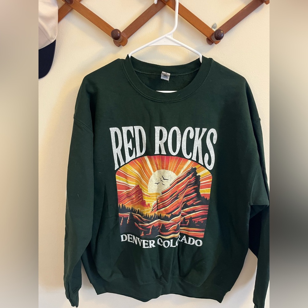 Green Red Rocks Sweatshirt